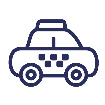 Taxi opleiding icoon